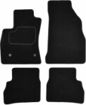 floor mats ( set, velour, 4pc., paint black, 7 seats) FIAT DOBLO 01.10- van