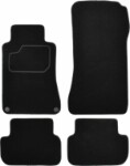 kangasmattosarja, veluuri, 4kpl, väri: musta MERCEDES CLK (C209) 06.02-05.09 coupe