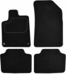 floor mats ( set, velour, 4pc., paint black) CITROEN C5 I, C5 II 03.01- sedan