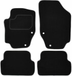 kangasmattosarja, veluuri, väri: musta PEUGEOT 307 CC 03.03-04.09 cabrio/coupe