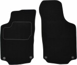 floor mats ( front, velour, 2pc., paint black) OPEL TIGRA 06.04-12.10 cabrio/coupe
