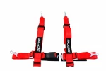 , belts 4 point 2 inch, paint: red, SLIDE 4p 2" RED