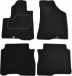 floor mats ( set, velour, 4pc., paint black, 5 seats) HYUNDAI SANTA FÉ I, SANTA FÉ II 08.04-12.12 suv/ Off-road