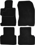 floor mats ( set, velour, 4pc., paint black) HONDA CIVIC VIII 01.06- sedan