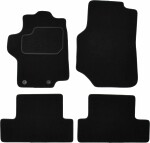 matid põranda (komplekt, veluur, värv must) PEUGEOT 1007 04.05- sedaan