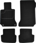 floor mats (set, velour, 4pc., paint black) MERCEDES E (C207) 01.09-12.16 coupe