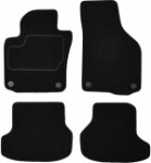 kangasmattosarja, veluuri, 4 kpl, väri: musta VW GOLF VI 03.11-05.16 cabrio