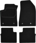 Põrandamatid ( komplekt, veluur, 4tk., värv must) ALFA ROMEO GIULIETTA 04.10- hatchback