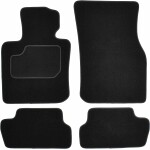 floor mats (set, velour, 4pc., paint black, 3 to the door) MINI (F56) 12.13- sedan