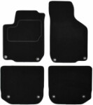 коврик  ( Комплект, велюр, 4шт., цвет черный) VW NEW BEETLE 01.98-10.10 седан