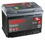 Tudor Technica 12V/74Ah/ 680A 278x175x190 -+ TB740