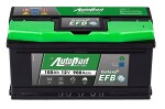 Autopart batteri 100ah 900a efb 353x175x190 -/+ start/stopp
