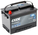 EXIDE Premium 68AH 650A 277X175X190 PREMIUM +- EA681