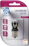 12v/24v ba15s led лампа 3.9w p21w canbus platinum блистер упаковка 1шт (osram led) m-tech