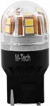 12v/24v t20 led lemputė 3.9w w21w canbus platinos lizdinė plokštelė 1vnt (osram led) m-tech
