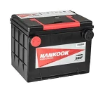 battery HANKOOK 12V 60Ah 550 CCA 230X179X181MM 75550