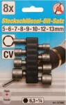 set.screwdriver adapters 8 pc, socket 5 - 13 MM