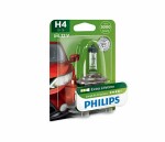 H4 блистер упаковка  60/55W 12V Philips LongLife EcoVision 12342LLECOB1 1шт.