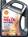 масло SHELL HELIX 0W20 ULTRA SN PLUS 5L синтетическое