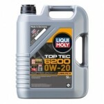 öljy LIQUI MOLY 0W20 4L TOP TEC 6200 täyssynteettinen