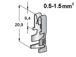клемма проводов UNI F630. 0.5-1.5mm2 для провода