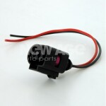 plug  2-pin 2, 8 mm/ vw/audi/skoda/20 cm