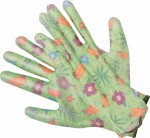 садовые перчатки - зеленый 8"