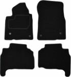 floor mats (set, velour, 4pc., paint black, 7 seats; version long) TOYOTA LAND CRUISER 200 01.08- suv/Off-road