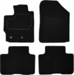 floor mats (set, velour, 4pc., paint black) TOYOTA URBAN CRUISER 01.09-03.16 sedan