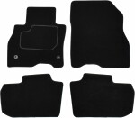 коврик  (Комплект, велюр, 4шт., цвет черный) NISSAN LEAF 11.10- седан