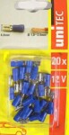 Receptacles 20pc blue Slotted
