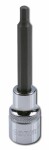socket spindle (screwdriver head) 1/2", profil HEX, dimensions meter: 9mm, type adapters: long, length. 100mm
