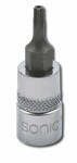 socket spindle (screwdriver head) 1/4", profil TORX Pentacle 50IPR, type adapters: short, length. 37mm, 5-Point