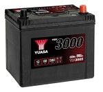 starter battery YBX3005 60Ah 500a 232x175x225 -+