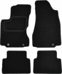 kangasmattosarja, veluuri, 4 kpl, väri: musta NISSAN X-TRAIL 06.07-11.13 SUV/Off-road