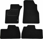 floor mats (set, velour, 4pc., paint black) MERCEDES M (W163) 02.98-06.05 SUV/Off-road