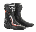 boots sport SMX PLUS v2 ALPINESTARS paint white/black/red/fluorestseeriv, dimensions 43