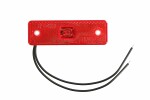 WAS Side marker light red left /right rear LED recessible 12-24V w44