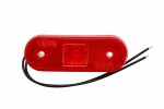 WAS Side marker light red 12-24V LED