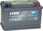 аккумулятор EXIDE 12V 105Ah/850A PREMIUM (-+ poolus standartne) 315x175x205 B13 - нога высота ca 10,5 mm (стартерный аккумулятор)