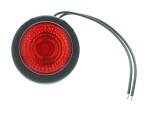 äärivalo pyöreä punainen, LED 12V/24V