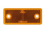 reflector (96x42) prostokatne orange hole