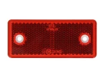 Рефлектор (96x42) prostokatne красный с отверстием