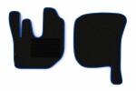 коврик пол F-CORE DAF, autojuht + kaasreisija, VELOUR, количество шт. в комплекте. 2шт (материал - велюр, цвет - синий) DAF LF 45, LF 55 01.01-