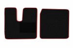 lattiamatto F-CORE MAN, kuljettaja + matkustaja, VELOUR, osien lukumäärä. 2kpl (materiaali - veluuri, väri - punainen) MAN TGX 06.06-