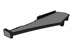 hylly ohjaamoon (pitkä, kapea ohjaamo 230cm, LED-paneeli - valkoinen valo, pitkä, väri: harmaa, sarja: ELEGANCE) MERCEDES ACTROS MP4 / MP5 07.11-
