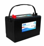 batteri exide 12v 100ah/800a start agm (+- pol standard + gängad) 330x173x240 b00 - utan nedre monteringskant (agm/start batteri)