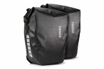 Transportväska, cykelväska för väska thule shield väska 25l par, svart (2 st)