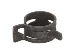 metal slack clip, self-locking, spring, diameter max. 22.5mm, diameter 21-22.5mm, material: metal, type steel: w1, standard din 3021