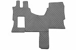 floor mat floor F-CORE MERCEDES, entire põrand, ECO-leather, number pc. set of. 1 pc (material - eco-leather, paint - grey, cabin SOLO STAR) MERCEDES ACTROS MP4 / MP5 07.11-